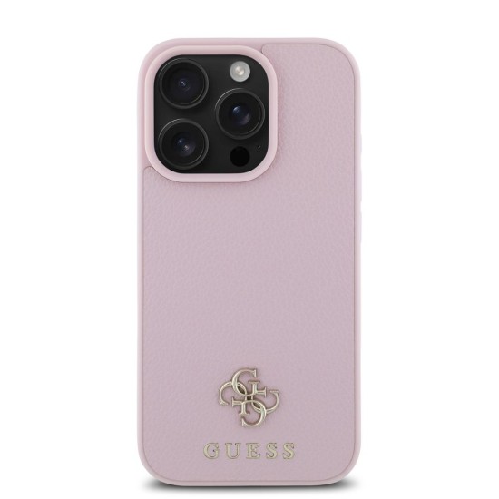 Husa Guess PU Grained 4G Small Metal Logo MagSafe pentru iPhone 16 Pro Max, Roz Husa Guess PU Grained 4G Small Metal Logo MagSafe pentru iPhone 16 Pro Max, Roz (Bakr, GUHMP16XPGCSM4MP) by www.silkase.ro