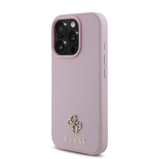Husa Guess PU Grained 4G Small Metal Logo MagSafe pentru iPhone 16 Pro Max, Roz Husa Guess PU Grained 4G Small Metal Logo MagSafe pentru iPhone 16 Pro Max, Roz (Bakr, GUHMP16XPGCSM4MP) by www.silkase.ro