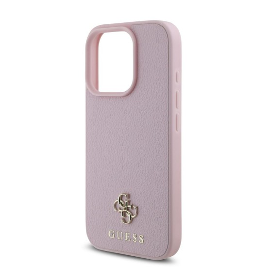 Husa Guess PU Grained 4G Small Metal Logo MagSafe pentru iPhone 16 Pro Max, Roz Husa Guess PU Grained 4G Small Metal Logo MagSafe pentru iPhone 16 Pro Max, Roz (Bakr, GUHMP16XPGCSM4MP) by www.silkase.ro