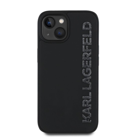 Husa Karl Lagerfeld 3D Rubber Glitter Logo pentru iPhone 13, Neagra Husa Karl Lagerfeld 3D Rubber Glitter Logo pentru iPhone 13, Neagra (Bakr, KLHCP13MRBKGVCK) by www.silkase.ro