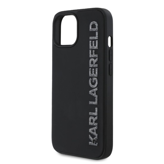 Husa Karl Lagerfeld 3D Rubber Glitter Logo pentru iPhone 14, Neagra Husa Karl Lagerfeld 3D Rubber Glitter Logo pentru iPhone 14, Neagra (Bakr, KLHCP14SRBKGVCK) by www.silkase.ro
