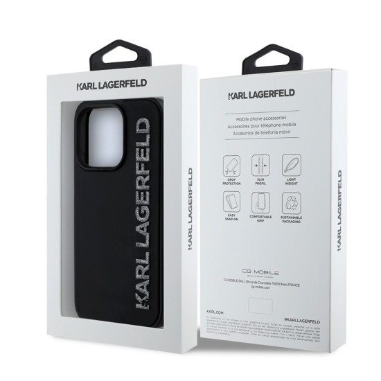 Husa Karl Lagerfeld 3D Rubber Glitter Logo pentru iPhone 14 Pro, Neagra Husa Karl Lagerfeld 3D Rubber Glitter Logo pentru iPhone 14 Pro, Neagra (Bakr, KLHCP14LRBKGVCK) by www.silkase.ro