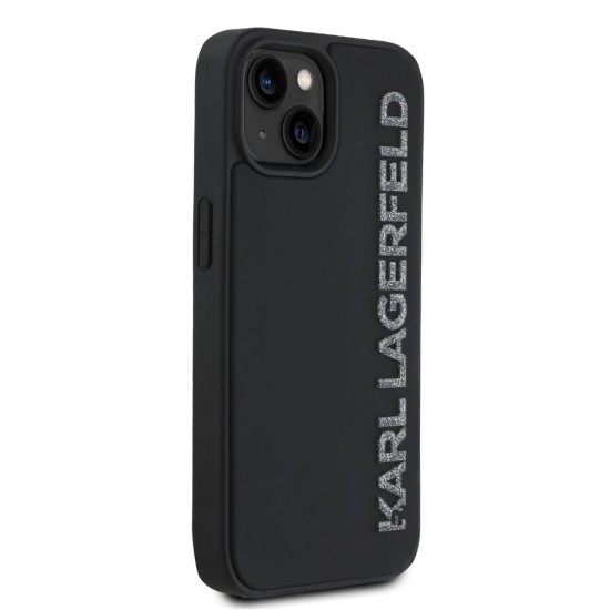 Husa Karl Lagerfeld 3D Rubber Glitter Logo pentru iPhone 15, Neagra Husa Karl Lagerfeld 3D Rubber Glitter Logo pentru iPhone 15, Neagra (Bakr, KLHCP15SRBKGVCK) by www.silkase.ro