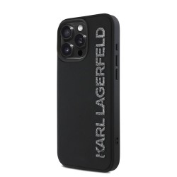 Husa Karl Lagerfeld 3D Rubber Glitter Logo pentru iPhone 15 Pro Max, Neagra Husa Karl Lagerfeld 3D Rubber Glitter Logo pentru iPhone 15 Pro Max, Neagra
