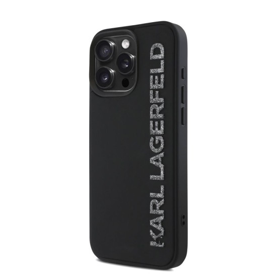 Husa Karl Lagerfeld 3D Rubber Glitter Logo pentru iPhone 15 Pro Max, Neagra Husa Karl Lagerfeld 3D Rubber Glitter Logo pentru iPhone 15 Pro Max, Neagra (Bakr, KLHCP15XRBKGVCK) by www.silkase.ro