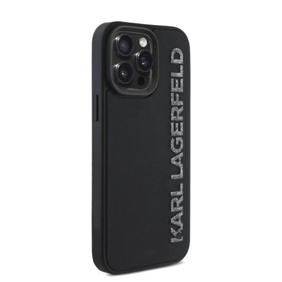 Husa Karl Lagerfeld 3D Rubber Glitter Logo pentru iPhone 15 Pro Max, Neagra Husa Karl Lagerfeld 3D Rubber Glitter Logo pentru iPhone 15 Pro Max, Neagra (Bakr, KLHCP15XRBKGVCK) by www.silkase.ro