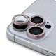 Protecție Cameră Guess Glitter pentru iPhone 16 Pro / 16 Pro Max, Roz (Bakr, GUCL163SGGP) by www.silkase.ro
