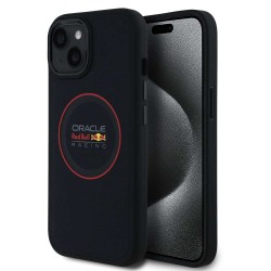 Husa Red Bull PC/TPU Red Ring MagSafe pentru iPhone 15, Bleumarin