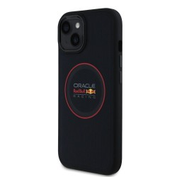 Husa Red Bull PC/TPU Red Ring MagSafe pentru iPhone 15, Bleumarin