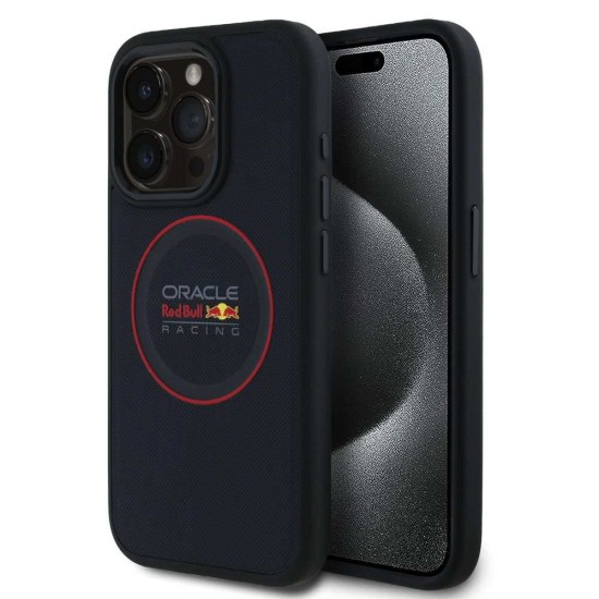 Husa Red Bull PC/TPU Red Ring MagSafe pentru iPhone 15 Pro, Bleumarin Husa Red Bull PC/TPU Red Ring MagSafe pentru iPhone 15 Pro, Bleumarin (Bakr, RBHMP15L24PUILVR) by www.silkase.ro