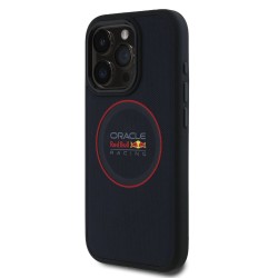 Husa Red Bull PC/TPU Red Ring MagSafe pentru iPhone 15 Pro, Bleumarin