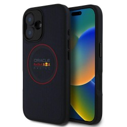Husa Red Bull PC/TPU Red Ring MagSafe pentru iPhone 16, Bleumarin