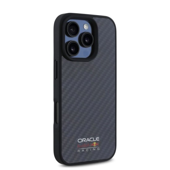 Husa Red Bull Carbon Shiny Logo MagSafe pentru iPhone 16 Pro Max, Neagra Husa Red Bull Carbon Shiny Logo MagSafe pentru iPhone 16 Pro Max, Neagra (Bakr, RBHMP16X24CFILSK) by www.silkase.ro