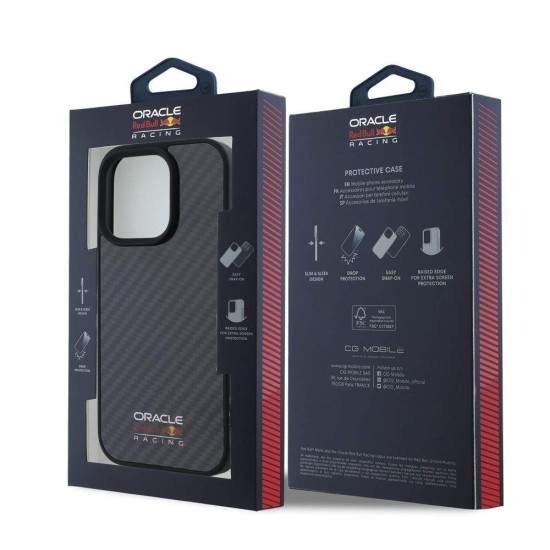 Husa Red Bull Carbon Shiny Logo MagSafe pentru iPhone 16 Pro Max, Neagra Husa Red Bull Carbon Shiny Logo MagSafe pentru iPhone 16 Pro Max, Neagra (Bakr, RBHMP16X24CFILSK) by www.silkase.ro