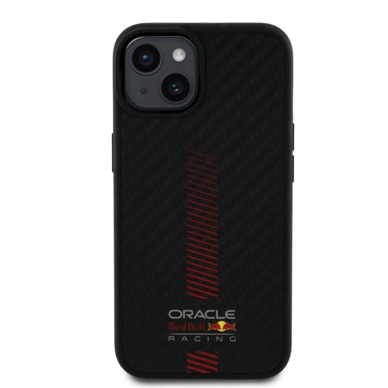 Husa Red Bull Carbon Powerbar MagSafe pentru iPhone 14, Neagra Husa Red Bull Carbon Powerbar MagSafe pentru iPhone 14, Neagra (Bakr, RBHMP14S24CFGSMK) by www.silkase.ro