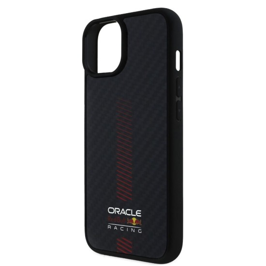 Husa Red Bull Carbon Powerbar MagSafe pentru iPhone 14, Neagra Husa Red Bull Carbon Powerbar MagSafe pentru iPhone 14, Neagra (Bakr, RBHMP14S24CFGSMK) by www.silkase.ro