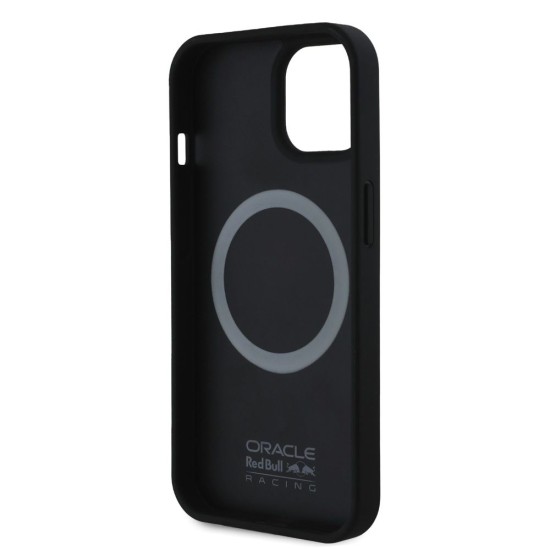 Husa Red Bull Carbon Powerbar MagSafe pentru iPhone 15, Neagra (Bakr, RBHMP15S24CFGSMK) by www.silkase.ro