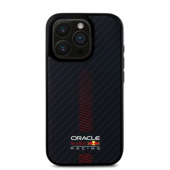 Husa Red Bull Carbon Powerbar MagSafe pentru iPhone 15 Pro Max, Neagra Husa Red Bull Carbon Powerbar MagSafe pentru iPhone 15 Pro Max, Neagra (Bakr, RBHMP15X24CFGSMK) by www.silkase.ro