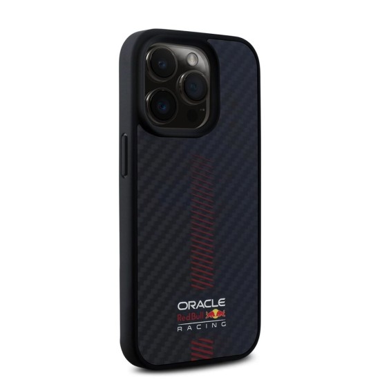 Husa Red Bull Carbon Powerbar MagSafe pentru iPhone 15 Pro Max, Neagra Husa Red Bull Carbon Powerbar MagSafe pentru iPhone 15 Pro Max, Neagra (Bakr, RBHMP15X24CFGSMK) by www.silkase.ro