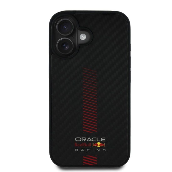 Husa Red Bull Carbon Powerbar MagSafe pentru iPhone 16, Neagra Husa Red Bull Carbon Powerbar MagSafe pentru iPhone 16, Neagra (Bakr, RBHMP16S24CFGSMK) by www.silkase.ro