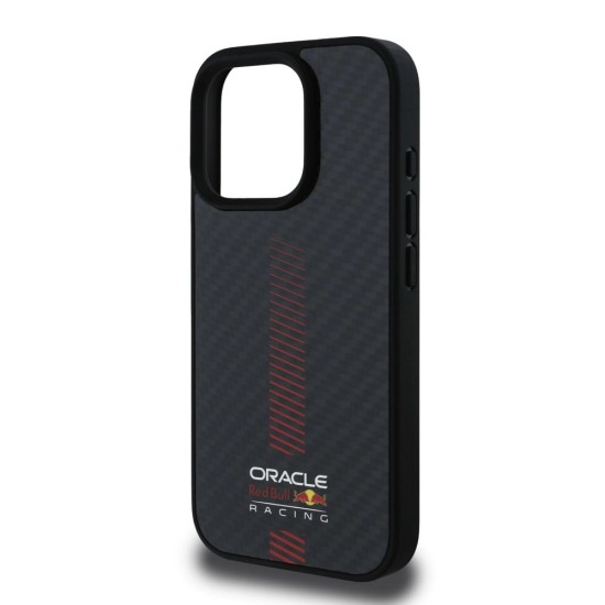 Husa Red Bull Carbon Powerbar MagSafe pentru iPhone 16 Pro Max, Neagra (Bakr, RBHMP16X24CFGSMK) by www.silkase.ro