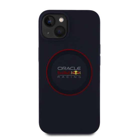 Husa Red Bull Silicone Red Ring MagSafe pentru iPhone 13, Bleumarin Husa Red Bull Silicone Red Ring MagSafe pentru iPhone 13, Bleumarin (Bakr, RBHMP13M24SIILVR) by www.silkase.ro