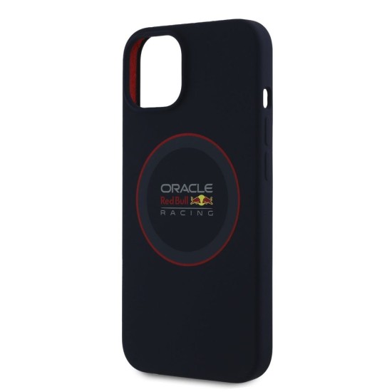 Husa Red Bull Silicone Red Ring MagSafe pentru iPhone 13, Bleumarin Husa Red Bull Silicone Red Ring MagSafe pentru iPhone 13, Bleumarin (Bakr, RBHMP13M24SIILVR) by www.silkase.ro