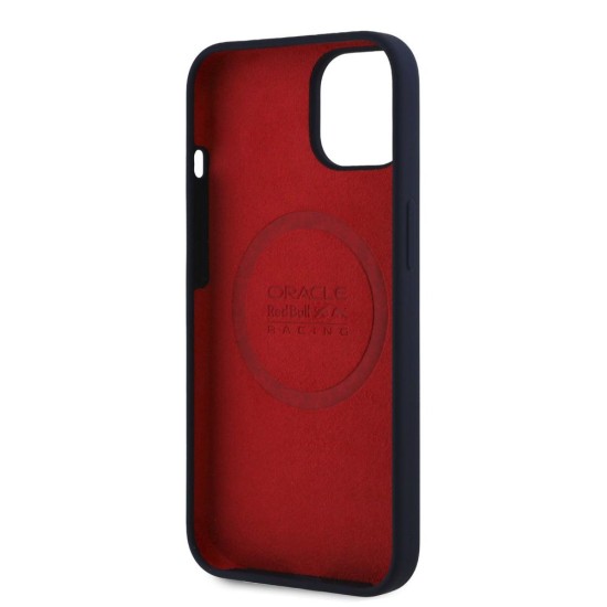 Husa Red Bull Silicone Red Ring MagSafe pentru iPhone 13, Bleumarin Husa Red Bull Silicone Red Ring MagSafe pentru iPhone 13, Bleumarin (Bakr, RBHMP13M24SIILVR) by www.silkase.ro