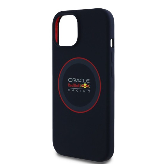 Husa Red Bull Silicone Red Ring MagSafe pentru iPhone 14, Bleumarin Husa Red Bull Silicone Red Ring MagSafe pentru iPhone 14, Bleumarin (Bakr, RBHMP14S24SIILVR) by www.silkase.ro