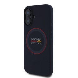 Husa Red Bull Silicone Red Ring MagSafe pentru iPhone 16 Plus, Bleumarin Husa Red Bull Silicone Red Ring MagSafe pentru iPhone 16 Plus, Bleumarin