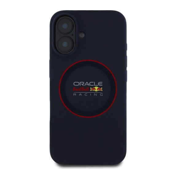 Husa Red Bull Silicone Red Ring MagSafe pentru iPhone 16 Plus, Bleumarin Husa Red Bull Silicone Red Ring MagSafe pentru iPhone 16 Plus, Bleumarin (Bakr, RBHMP16M24SIILVR) by www.silkase.ro