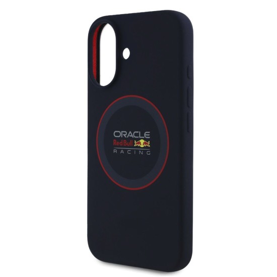 Husa Red Bull Silicone Red Ring MagSafe pentru iPhone 16 Plus, Bleumarin Husa Red Bull Silicone Red Ring MagSafe pentru iPhone 16 Plus, Bleumarin (Bakr, RBHMP16M24SIILVR) by www.silkase.ro