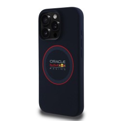Husa Red Bull Silicone Red Ring MagSafe pentru iPhone 16 Pro Max, Bleumarin Husa Red Bull Silicone Red Ring MagSafe pentru iPhone 16 Pro Max, Bleumarin
