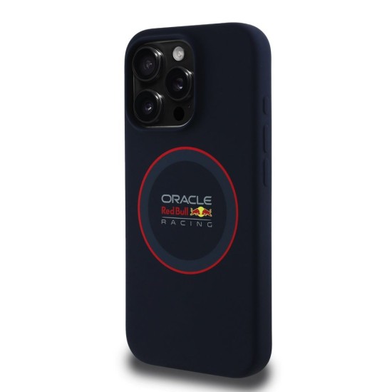Husa Red Bull Silicone Red Ring MagSafe pentru iPhone 16 Pro Max, Bleumarin Husa Red Bull Silicone Red Ring MagSafe pentru iPhone 16 Pro Max, Bleumarin (Bakr, RBHMP16X24SIILVR) by www.silkase.ro