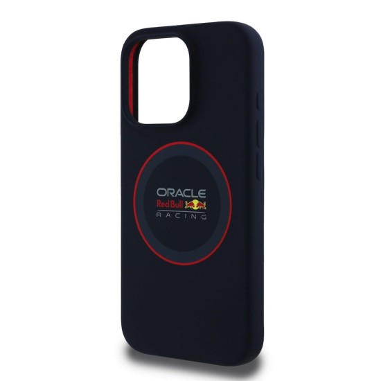 Husa Red Bull Silicone Red Ring MagSafe pentru iPhone 16 Pro Max, Bleumarin Husa Red Bull Silicone Red Ring MagSafe pentru iPhone 16 Pro Max, Bleumarin (Bakr, RBHMP16X24SIILVR) by www.silkase.ro