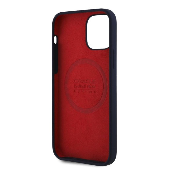 Husa Red Bull Silicone Horizontal Logo MagSafe pentru iPhone 12/12 Pro, Bleumarin Husa Red Bull Silicone Horizontal Logo MagSafe pentru iPhone 12/12 Pro, Bleumarin (Bakr, RBHMP12M24SIHSRV) by www.silkase.ro