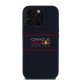 Husa Red Bull Silicone Horizontal Logo MagSafe pentru iPhone 14 Pro, Bleumarin (Bakr, RBHMP14L24SIHSRV) by www.silkase.ro