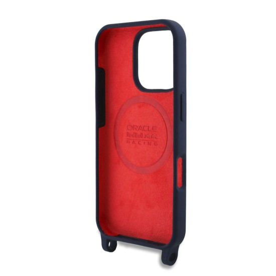 Husa Crossbody Red Bull Silicone Vertical Logo MagSafe pentru iPhone 16 Pro Max, Bleumarin Husa Crossbody Red Bull Silicone Vertical Logo MagSafe pentru iPhone 16 Pro Max, Bleumarin (Bakr, RBHMP16X24SISOLRV) by www.silkase.ro