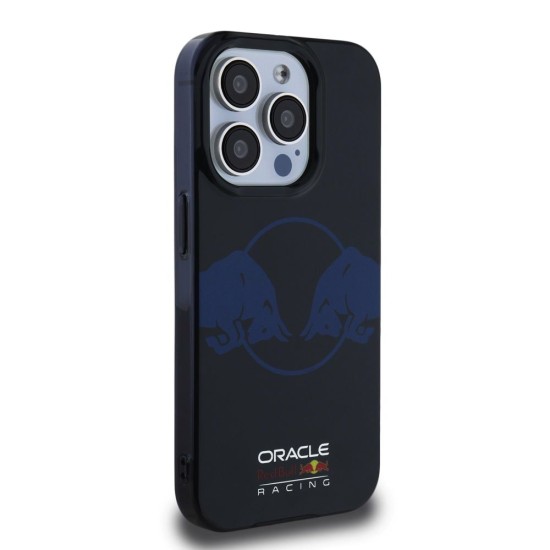 Husa Red Bull PC/TPU Two Bulls MagSafe pentru iPhone 15 Pro, Bleumarin (Bakr, RBHMP15L24HIDBV) by www.silkase.ro