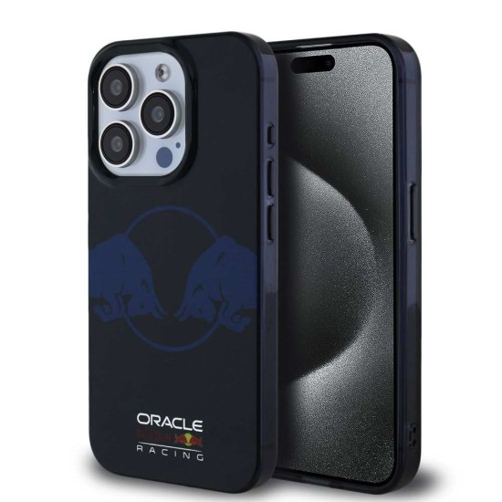 Husa Red Bull PC/TPU Two Bulls MagSafe pentru iPhone 15 Pro Max, Bleumarin Husa Red Bull PC/TPU Two Bulls MagSafe pentru iPhone 15 Pro Max, Bleumarin (Bakr, RBHMP15X24HIDBV) by www.silkase.ro