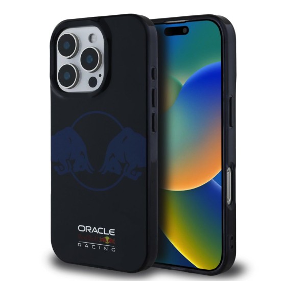 Husa Red Bull PC/TPU Two Bulls MagSafe pentru iPhone 16 Pro, Bleumarin Husa Red Bull PC/TPU Two Bulls MagSafe pentru iPhone 16 Pro, Bleumarin (Bakr, RBHMP16L24HIDBV) by www.silkase.ro