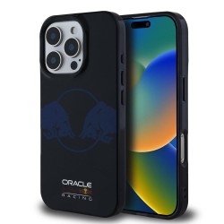 Husa Red Bull PC/TPU Two Bulls MagSafe pentru iPhone 16 Pro Max, Bleumarin