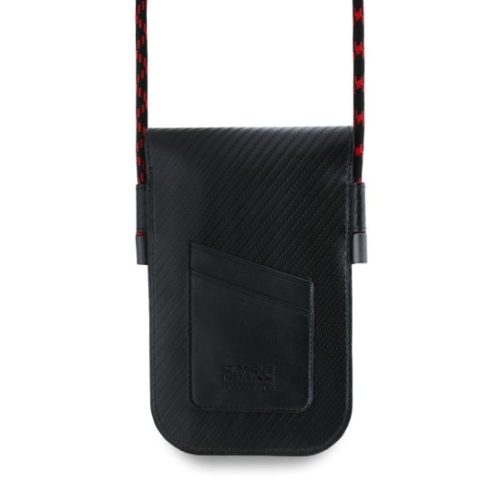 Geantă de Umăr / Portofel Telefon Red Bull PU Carbon, Neagră Geantă de Umăr / Portofel Telefon Red Bull PU Carbon, Neagră (Bakr, RBPSP16XNPAK) by www.silkase.ro
