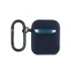 Husa Red Bull Silicone pentru AirPods 1/2, Bleumarin Husa Red Bull Silicone pentru AirPods 1/2, Bleumarin (Bakr, RBA2SIILV) by www.silkase.ro