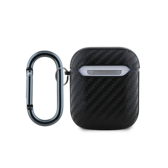 Husa Red Bull PU Carbon pentru AirPods 1/2, Neagra Husa Red Bull PU Carbon pentru AirPods 1/2, Neagra (Bakr, RBA2PUCAILK) by www.silkase.ro
