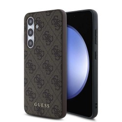 Husa Guess 4G pentru Samsung Galaxy S24 FE, Maro
