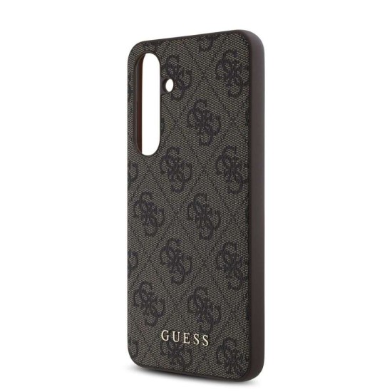 Husa Guess 4G pentru Samsung Galaxy S24 FE, Maro (Bakr, GUHCS24FEG4GFBR) by www.silkase.ro