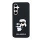 Husa Karl Lagerfeld 3D Rubber Karl and Choupette pentru Samsung Galaxy S24 FE, Neagra Husa Karl Lagerfeld 3D Rubber Karl and Choupette pentru Samsung Galaxy S24 FE, Neagra (Bakr, KLHCS24FE3DRKCNK) by www.silkase.ro