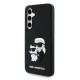 Husa Karl Lagerfeld 3D Rubber Karl and Choupette pentru Samsung Galaxy S24 FE, Neagra Husa Karl Lagerfeld 3D Rubber Karl and Choupette pentru Samsung Galaxy S24 FE, Neagra (Bakr, KLHCS24FE3DRKCNK) by www.silkase.ro