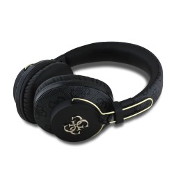 Căști Wireless Over-Ear Guess PU 4G Metal Logo (ENC), Negre
